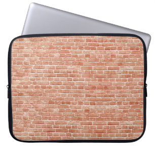 Funda Para Portátil Vieja textura de pared de ladrillo rojo.