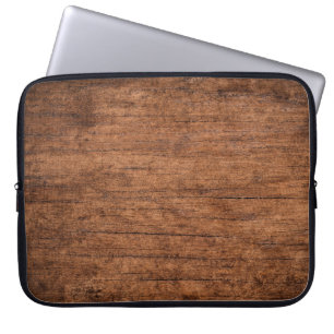 Funda Para Portátil Viejo gris oscuro fondo de madera texturada, El Su