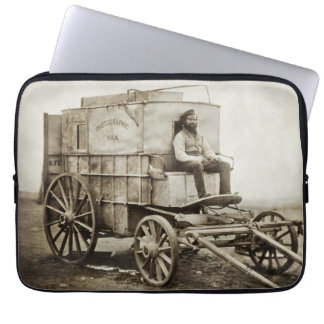 Funda Para Portátil Viejo vagón de fotografía del oeste de Roger Fento