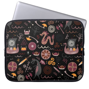Funda Para Portátil Viking: Diseño gráfico sin inconvenientes.