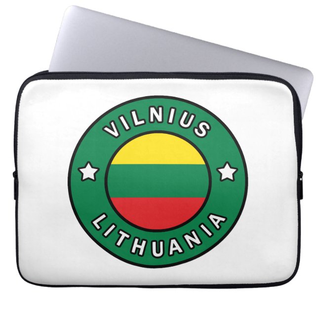 Funda Para Portátil Vilnius Lituania (Frente)