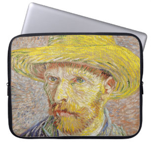 Funda Para Portátil Vincent van Gogh - Autorretrato con Gorra de paja