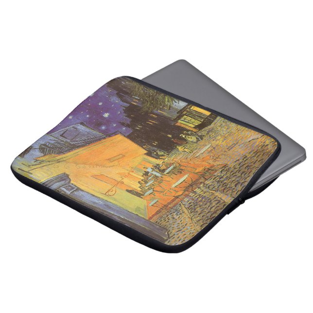Funda Para Portátil Vincent van Gogh - Cafe Terrace de noche (Superior anverso)