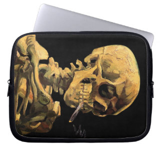 Funda Para Portátil Vincent Van Gogh - Calavera con cigarrillo encendi