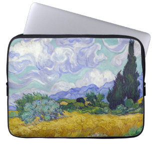 Funda Para Portátil Vincent Van Gogh - Campo de trigo con cipreses