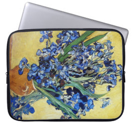 Funda Para Portátil Vincent van Gogh, iris azules