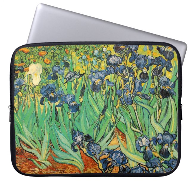 Funda Para Portátil Vincent van Gogh, Irises (Frente)