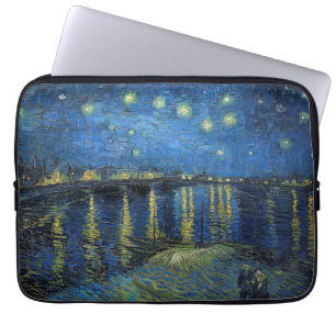 Funda Para Portátil Vincent van Gogh - Noche estrellada sobre el Ródan