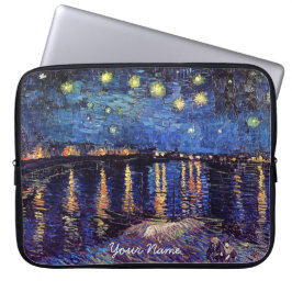 Funda Para Portátil Vincent van Gogh, Noche estrellada sobre el Ródano