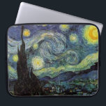 Funda Para Portátil Vincent van Gogh, Noche Starry<br><div class="desc">Vincent van Gogh,  Noche Starry.</div>