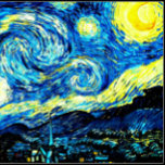 Funda Para Portátil Vincent van Gogh, Noche Starry<br><div class="desc">Noche estrellada,  famosa pintura de Vincent van Gogh</div>