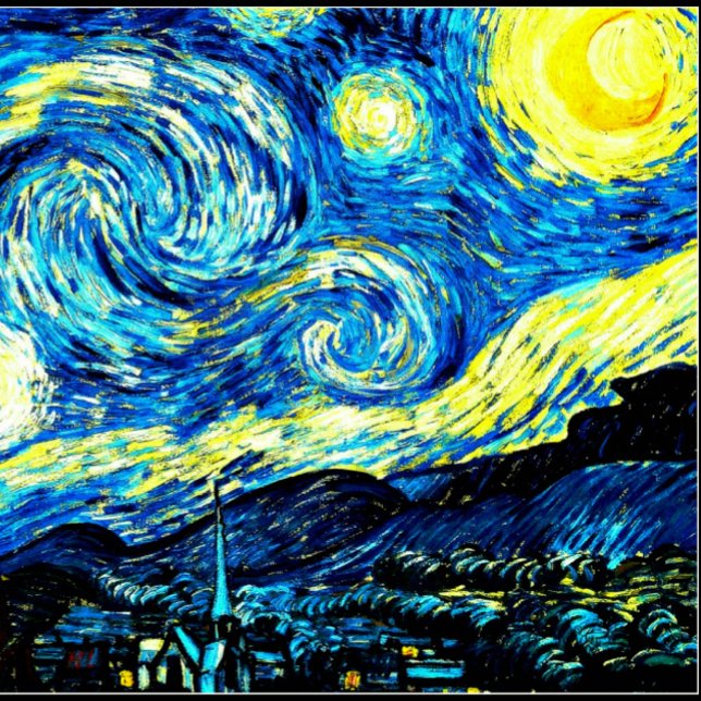 Funda Para Portátil Vincent van Gogh, Noche Starry (Subido por el creador)