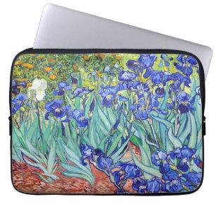 Funda Para Portátil Vincent Van Gogh pintando Irises