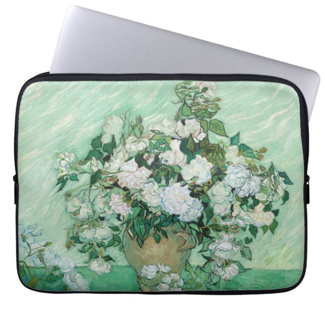 Funda Para Portátil Vincent van Gogh - Rosas (Frente)