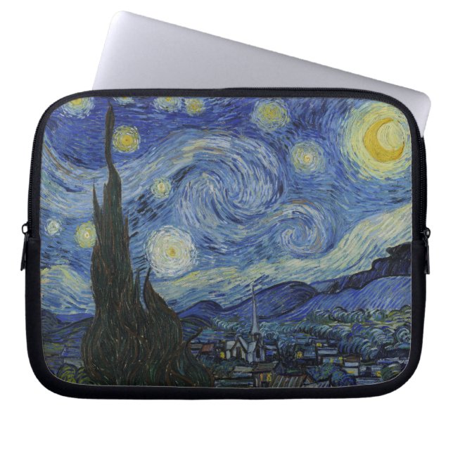 Funda Para Portátil Vincent van Gogh Starry Night Sleeve (Frente)