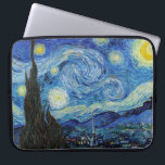 Funda Para Portátil Vincent Van Gogh Starry Night Vintage Bella Artes<br><div class="desc">Bella Artes de vintage nocturno Vincent Van Gogh Starry Sleeve</div>