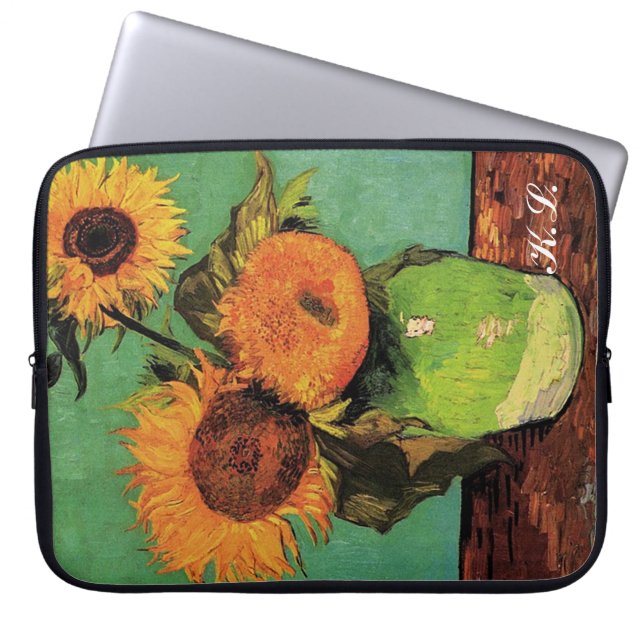 Funda Para Portátil Vincent van Gogh, Sunflowers (Frente)