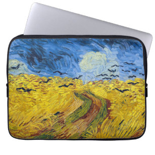 Funda Para Portátil Vincent van Gogh - Wheatfield con cuervos