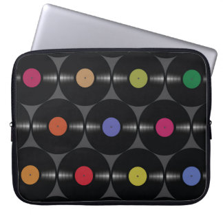 Funda Para Portátil Vinilo Geométrico: Sencillo Fondo Sin Marea.