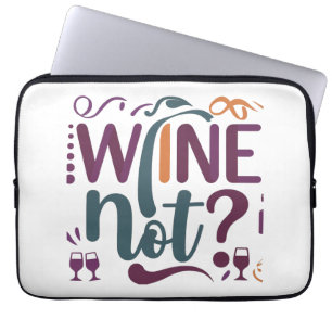 Funda Para Portátil ¿Vino No? Funda de portátil