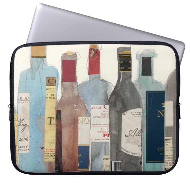Funda Para Portátil Vino y espíritu (Frente)