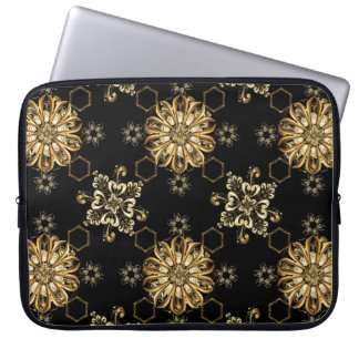Funda Para Portátil Vintage clásico: Golden Oriental Seamless.