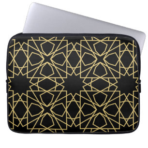Funda Para Portátil Vintage de diseño de patrones geométricos islámico