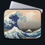 Funda Para Portátil Vintage de PixDezines, Gran Ola, Hokusai 葛 飾 北 斎 の<br><div class="desc">La Gran Ola de Kanagawa es una de las más vistas a nivel mundial. El artista,  Hokusai,  1832 (Periodo Edo). Representando el okinami como las grandes olas,  NO el tsunami. Digitalmente mejorado por PixDezines. < 3="">Copyright © 2008-2014 PixDezines.com™ y PixDezines™ en zazzle.com</div>