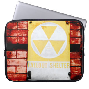 Funda Para Portátil Vintage Fallout Shelter Grunge Laptop Sle