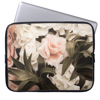 Funda Para Portátil Vintage floral pastel: Elegancia eterna