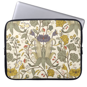 Funda Para Portátil Vintage Floral vintage sin costuras. Retro