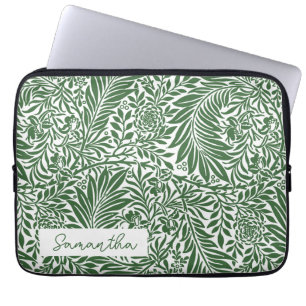 Funda Para Portátil Vintage Floral William Morris Willow Bough Green