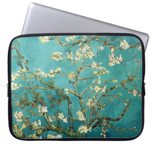 Funda Para Portátil Vintage floreciente Van Gogh floral del árbol de