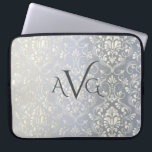 Funda Para Portátil Vintage lujoso de Damasco<br><div class="desc">Diseño de época de lujo Damask. Puedes visitar mi tienda por productos más hermosos.</div>