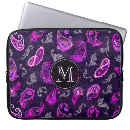 Funda Para Portátil Vintage Purple Paisley