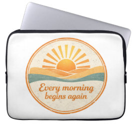 Funda Para Portátil Vintage Sunrise Motivation Art