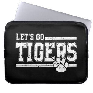 Funda Para Portátil Vintage Tigers School Sports Name Retro