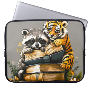 Funda Para Portátil Vintage Woodland Book Club