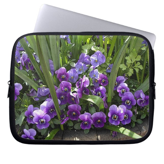 Funda Para Portátil Violaciones púrpuras (Frente)