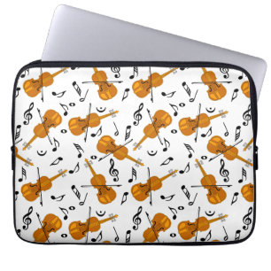 Funda Para Portátil Violin Music Notes