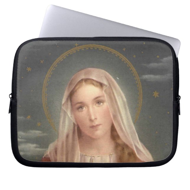 FUNDA PARA PORTÁTIL VIRGIN MARY (Frente)