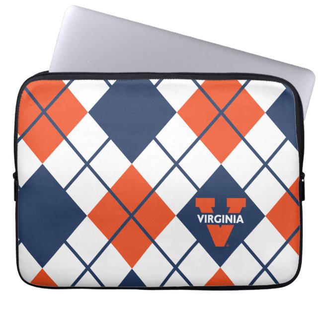 Funda Para Portátil Virginia Cavaliers Argyle (Frente)