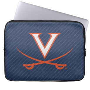Funda Para Portátil Virginia Cavaliers Carbon Fiber