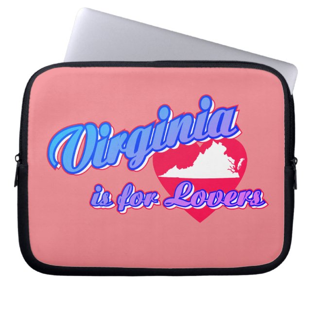 Funda Para Portátil Virginia es para Lovers (Frente)