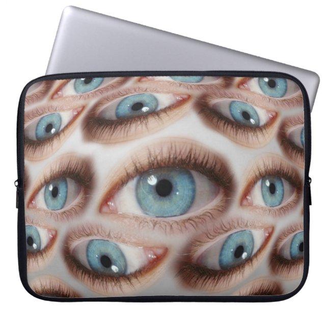 Funda Para Portátil Visión psicodélica: Ilusión ocular abstracta (Frente)