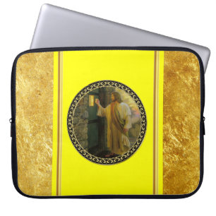 Funda Para Portátil Visitación al amanecer Jesús llamando a una puerta