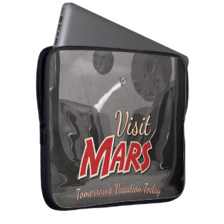 Funda Para Portátil Visite el afiche de Mars Vintage