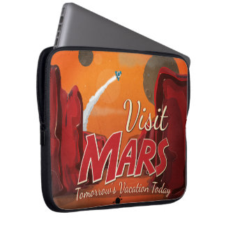 Funda Para Portátil Visite el afiche de Mars Vintage