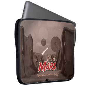 Funda Para Portátil Visite el afiche de Mars Vintage