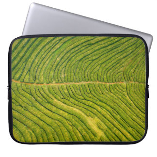 Funda Para Portátil Vista aérea de campo abierto verde